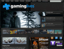 Tablet Screenshot of gaminglives.com